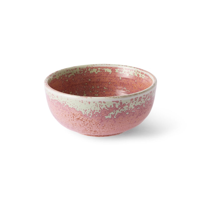 Dessert bowl rustic pink