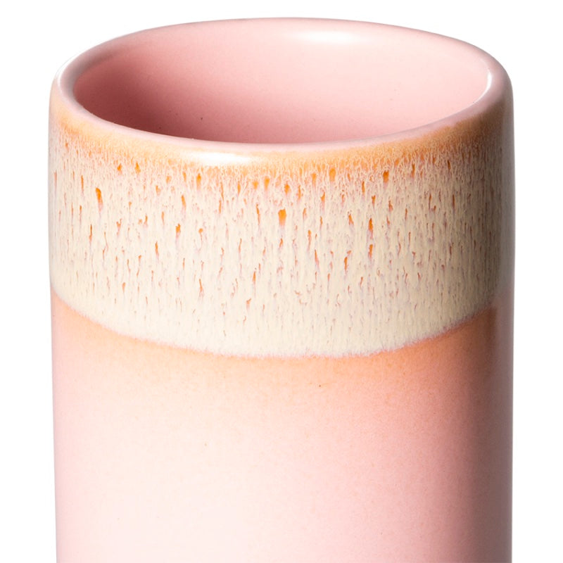 70's vase pink XS