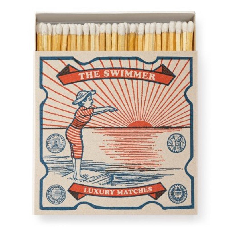 The Swimmer matches box