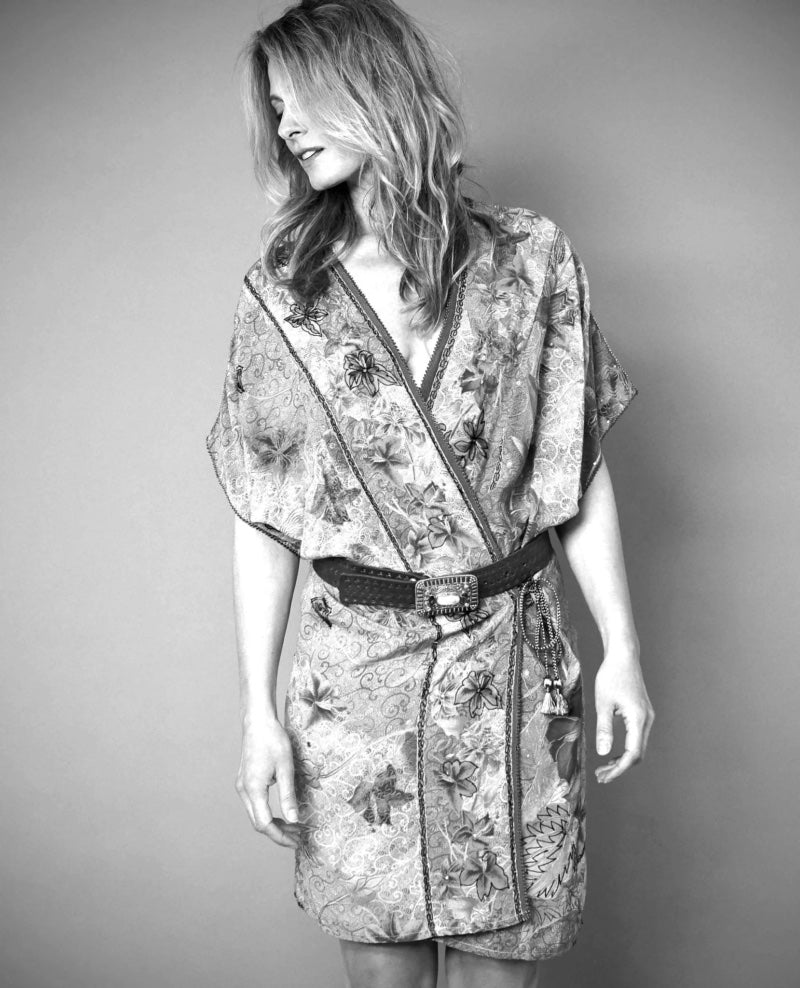 Kimono silk dress nº 2161