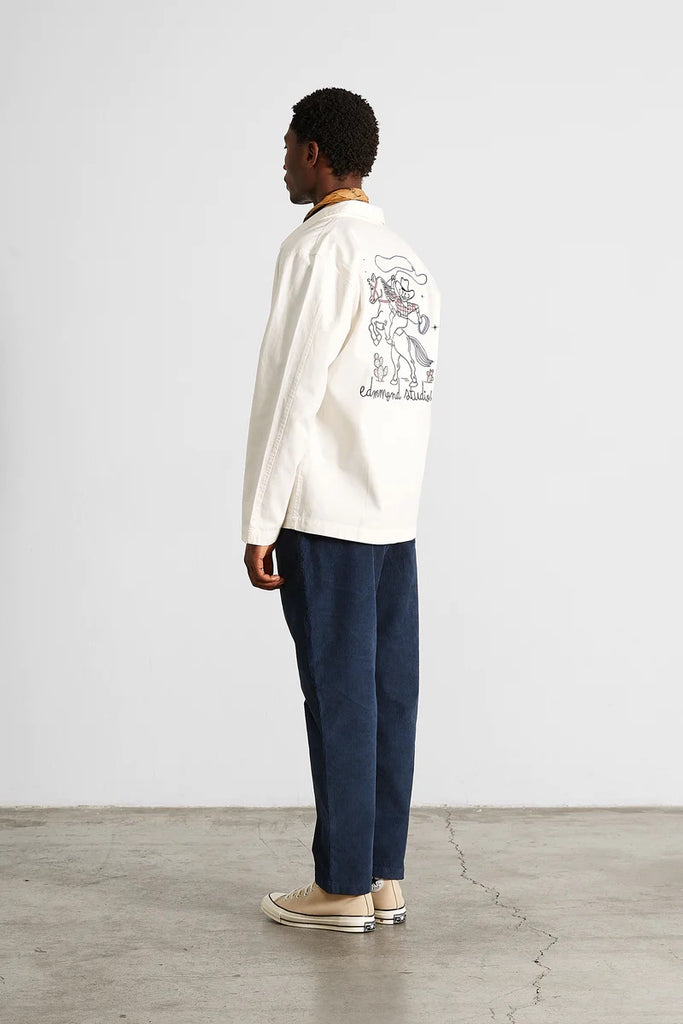 Embroidery jacket off white