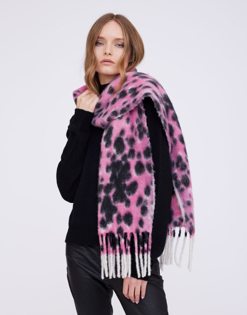 Diabol scarf alpaca pink