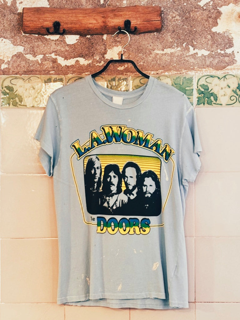 The Doors "LA Woman" blue haze 90's fit t-shirt