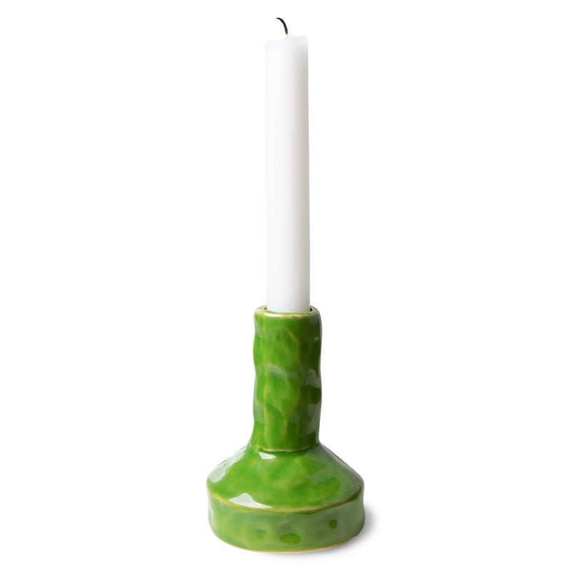 The Emeralds ceramic candle holder S