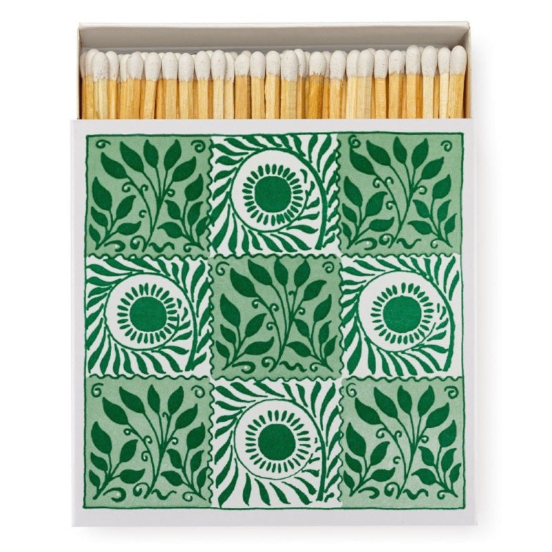 Tiles green matches box