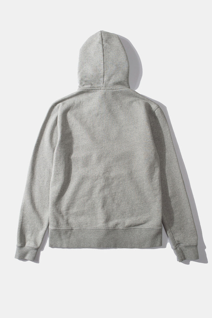 Duck patch zip hoodie grey AW23