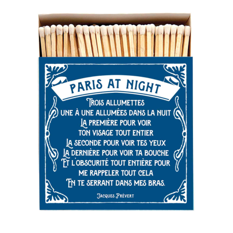 Paris at night matches box