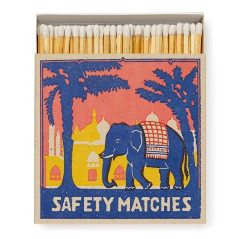 Pink elephant matches box